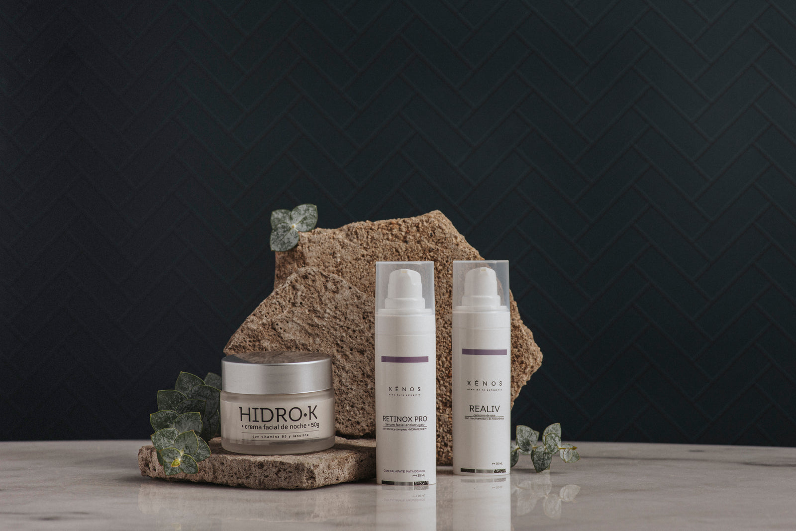 Pack piel madura: Hidro-K Noche, Contorno de Ojos, Sérum Antiarrugas